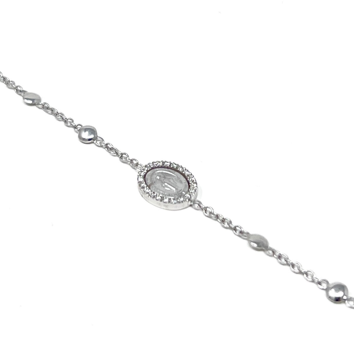 Antelope MaDonna Miracolosa Bracelet in White Gold and Diamonds