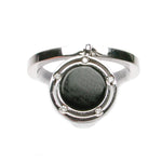  Damiani Ring D.Side White Gold Onyx and Diamonds