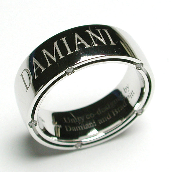 Damiani Anello D.Side Oro Bianco e Diamanti