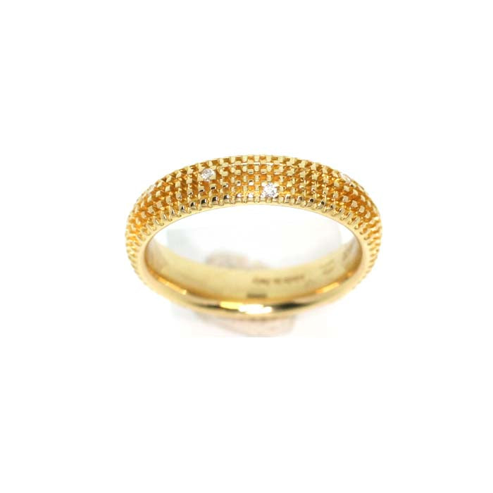 Damiani Anello Metropolitan in Oro Giallo e Diamanti