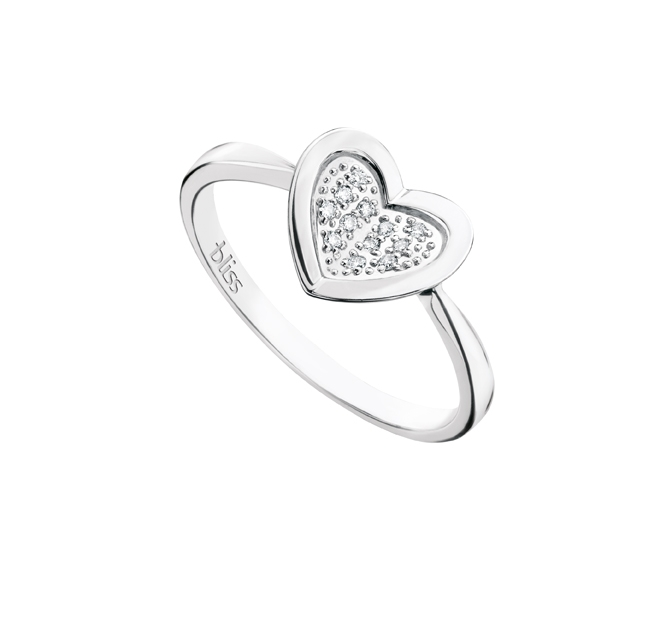 Bliss Anello Cuore con Diamanti 20039747