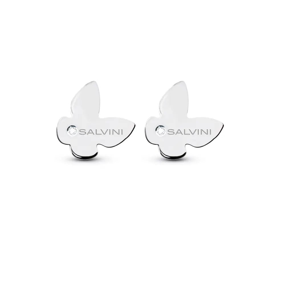  Salvini I Segni Butterfly earrings in 9kt white gold