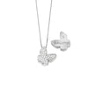  Salvini I Signs Butterfly Necklace White Gold Diamonds