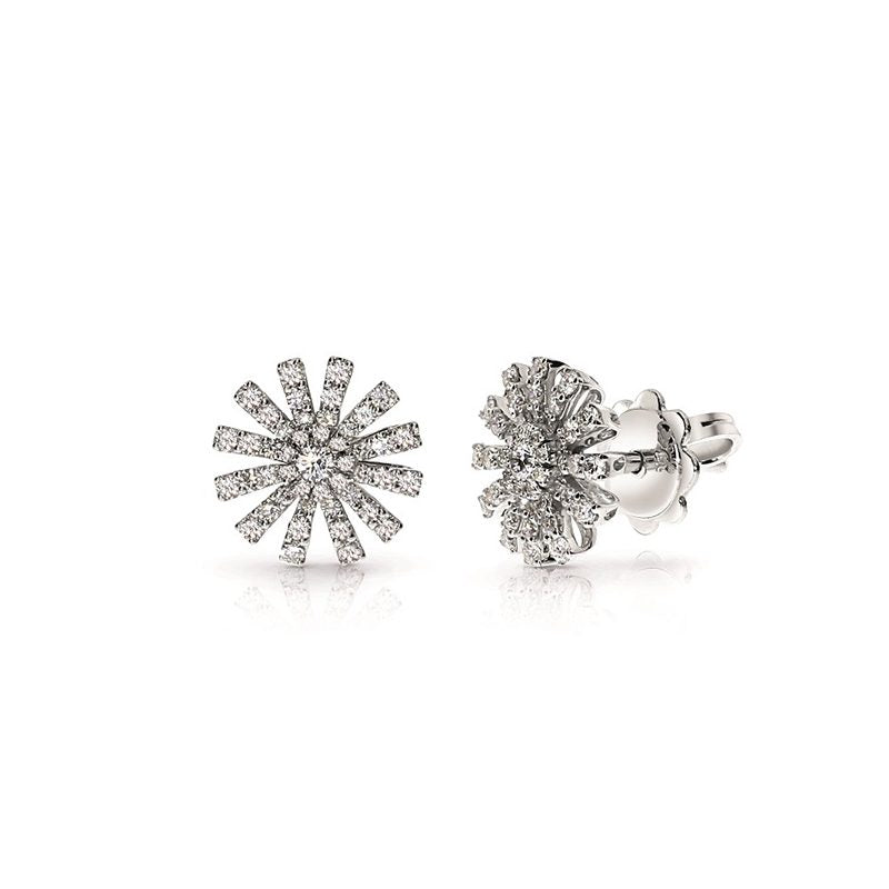  Damiani Margherita Earrings in White Gold and Diamonds