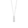  Damiani 3 Daisies Necklace in White Gold and Diamonds