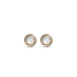  Damiani D.Side Earrings in Rose Gold, Mother of Pearl and Diamond