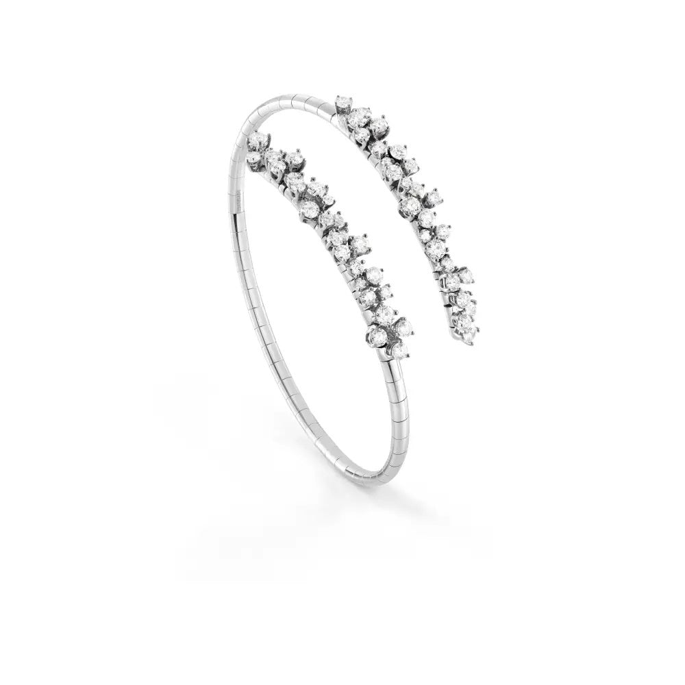Damiani Mimosa Bracelet in White Gold and Diamonds