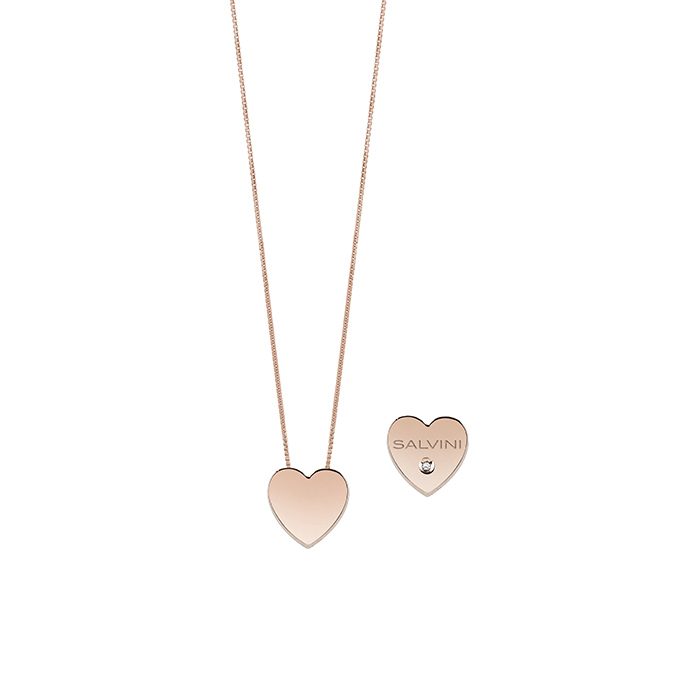 Salvini I Segni Heart Rose Gold choker