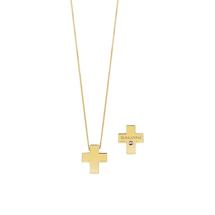 Salvini necklace The Cross Signs Yellow Gold