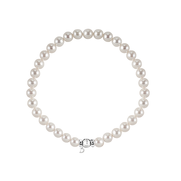  Damiani Bracelet in White Gold and Japanese Pearls 7.5 x 8 mm