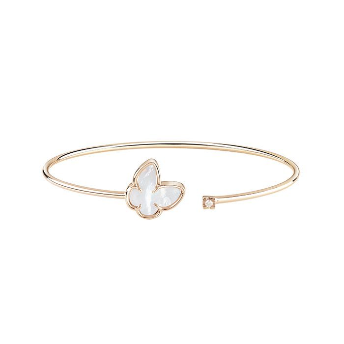 Salvini Rose Gold and Diamond Butterfly Bracelet