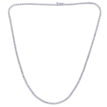  Damiani Tennis Necklace in White Gold with Diamonds 7.12 ct