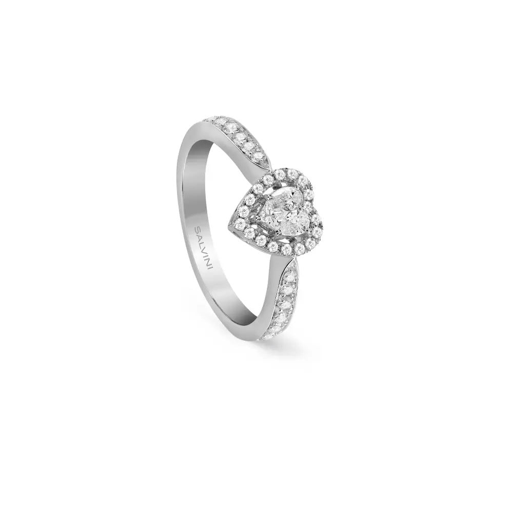  Salvini Magic Ring in White Gold and Diamonds 0.45 ct