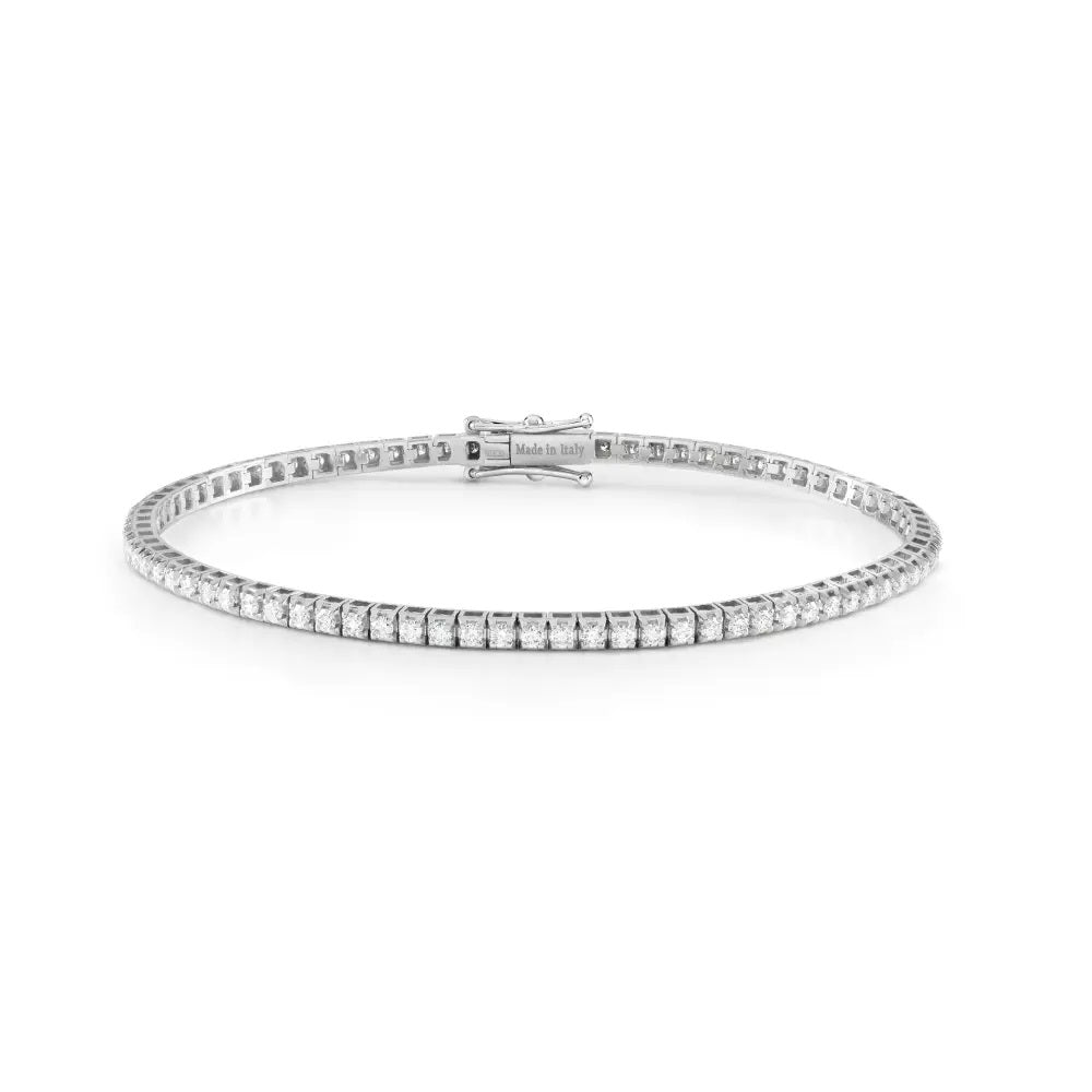 Damiani Light Tennis Bracelet in White Gold with Diamonds 0.53 ct