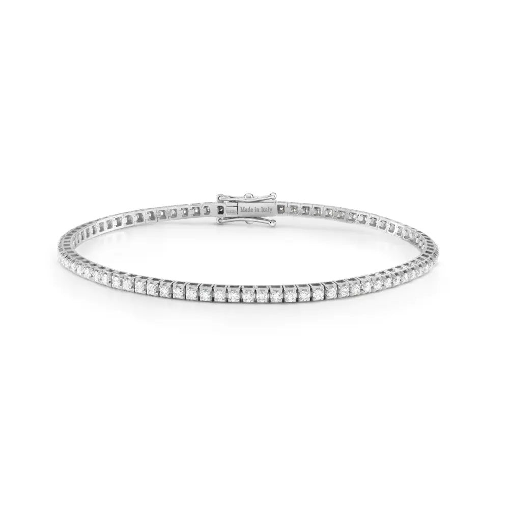 Damiani Luce Tennis Bracelet in White Gold with 1.08 ct diamonds