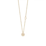  Damiani Margherita Necklace in Yellow Gold and Diamonds