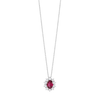 Salvini Diamond and Ruby Necklace 0.85