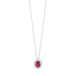 Salvini Diamond and Ruby Necklace 0.85