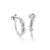  Damiani Mimosa Earrings in White Gold and Diamonds