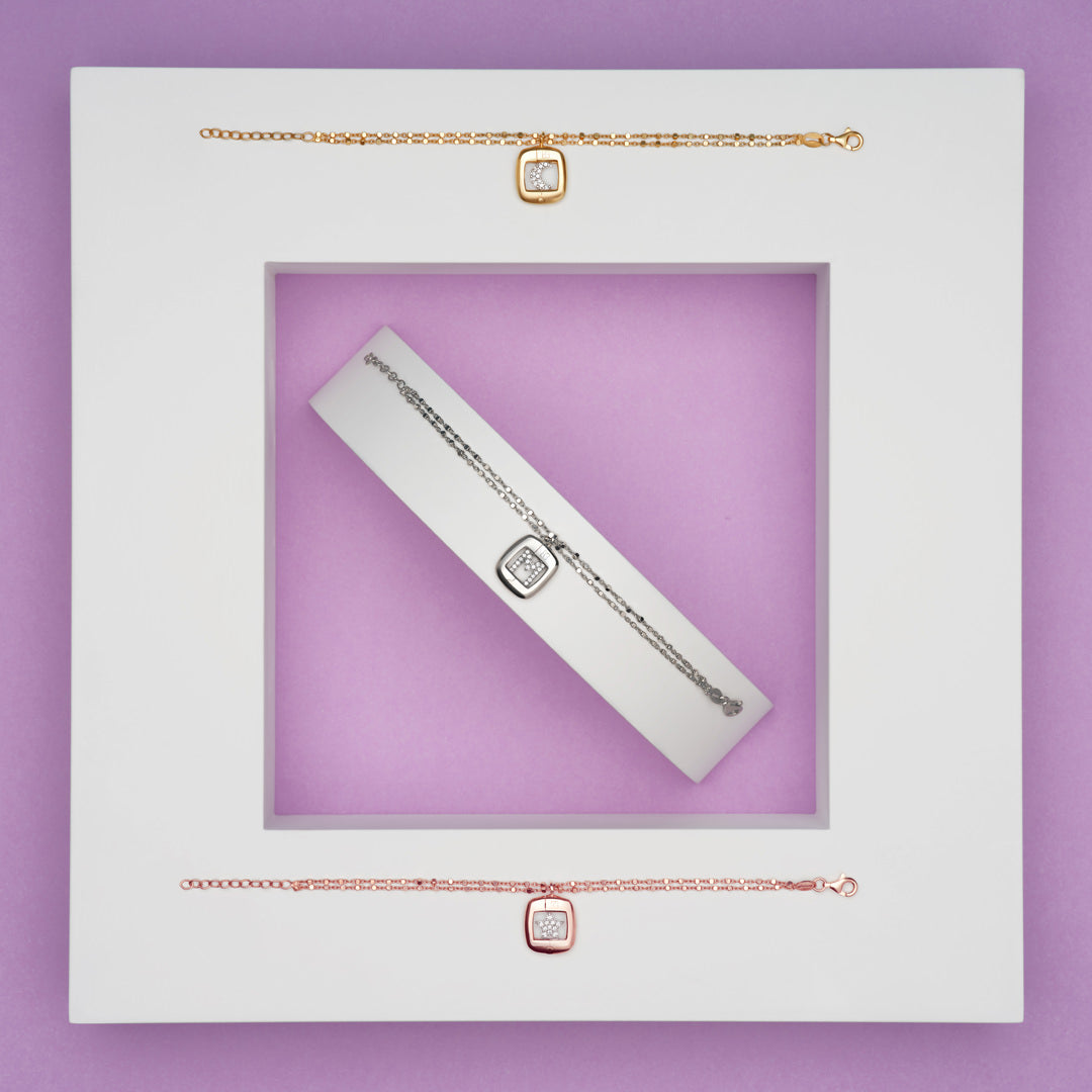 Eleonora Giordani Rhodium-plated silver number 9