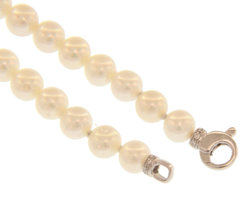  Bracelet with Fresh Water Pearls and Diamonds