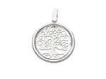  Tree of Life Pendant in 18kt White Gold