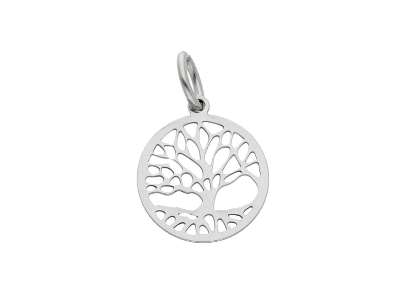  Tree of Life Pendant in 18kt White Gold