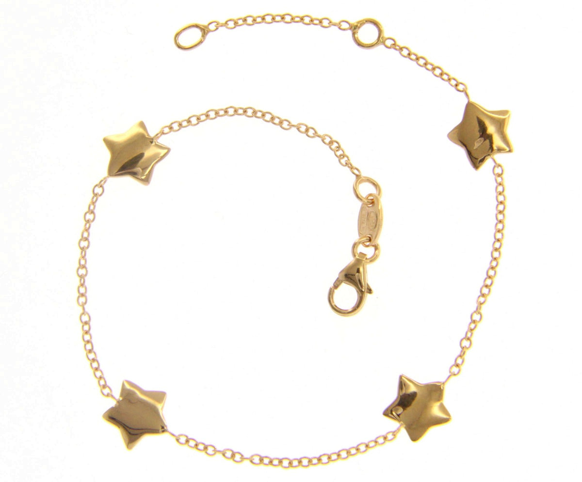 Bracciale 5 Stelle Oro Giallo 18kt