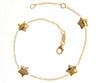  5 Star Bracelet in 18kt Yellow Gold