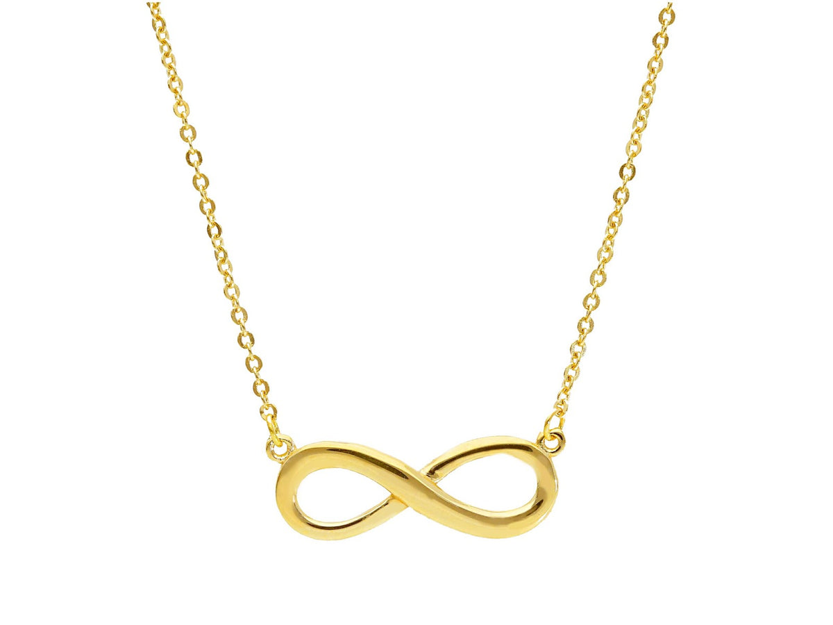  Infinity Necklace in 18kt Yellow Gold