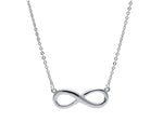  Infinity Necklace in 18kt White Gold
