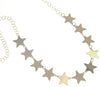  11 Stars Necklace in 18kt White Gold