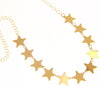  11 Stars Necklace in 18kt Yellow Gold