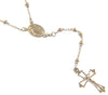 Maiocchi Silver Large Silver Rosary Necklace