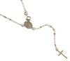  Maiocchi Silver Silver Rosary Necklace