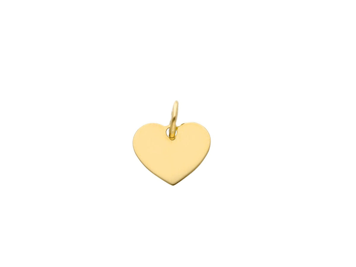  Heart Pendant in 18kt Yellow Gold