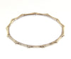  Elastic Bamboo Bracelet in 18kt White Gold