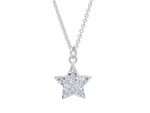  Maiocchi Silver Star Choker in Silver and Zircons