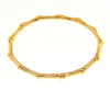  Elastic Bamboo Bracelet in 18kt Yellow Gold