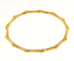  Elastic Bamboo Bracelet in 18kt Yellow Gold