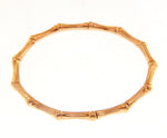  Elastic Bamboo Bracelet in 18kt Rose Gold
