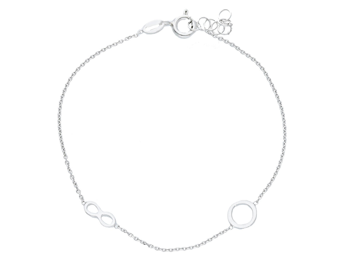 Maiocchi Silver Bracciale Charm Infinito Argento