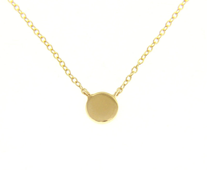  Round Necklace in 18kt Yellow Gold