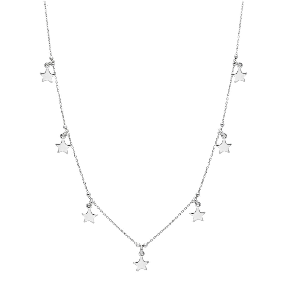 Maiocchi Silver Girocollo 7 Stelle Argento