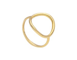  Round Ring in 18kt Yellow Gold