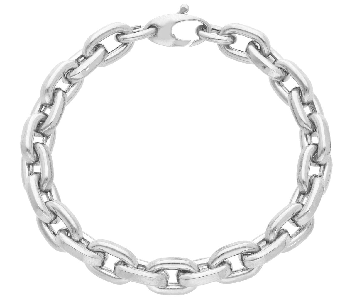 Bracciale Catena Oro Bianco 18kt