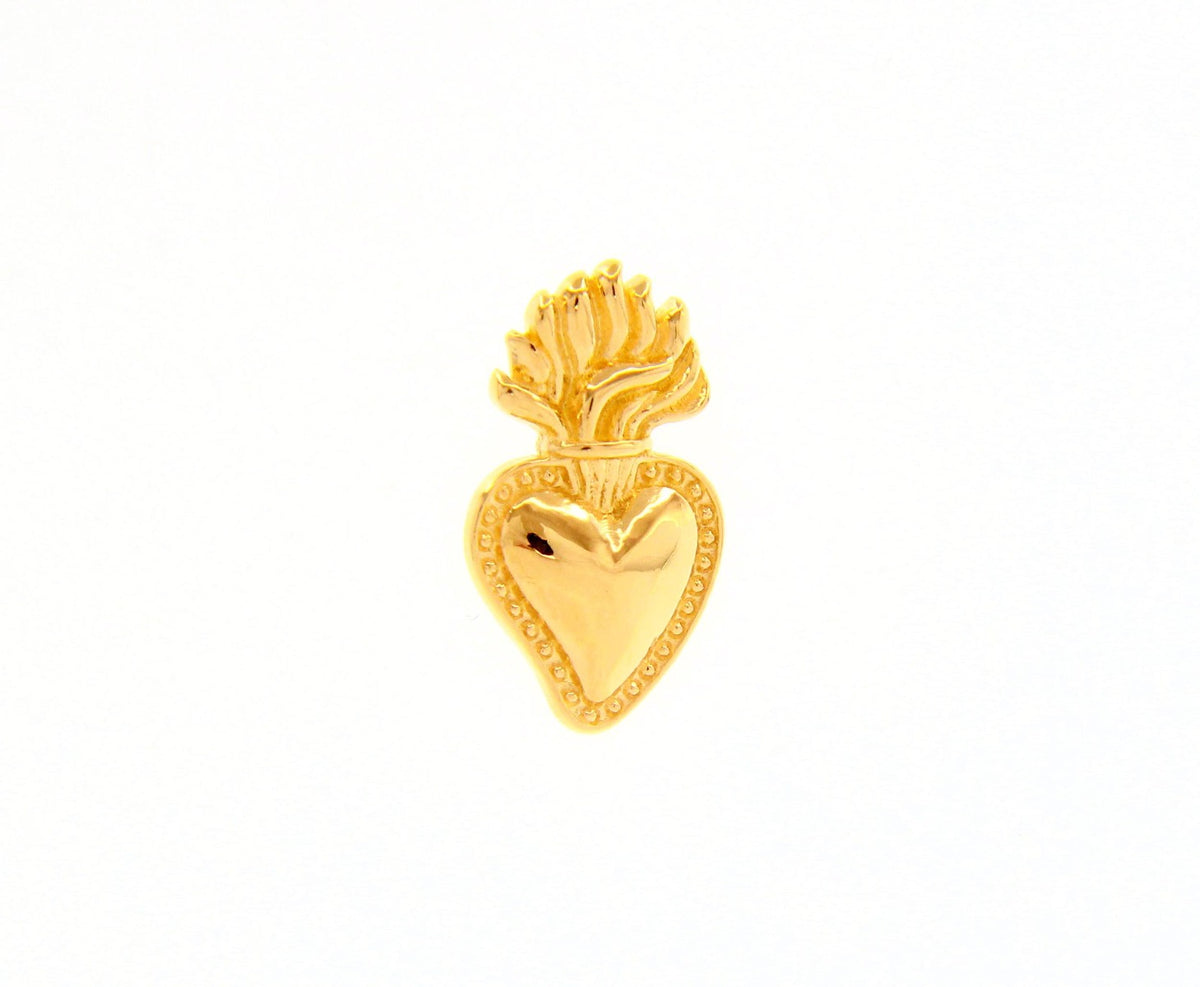  Heart Pendant in 18kt Yellow Gold