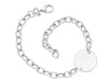 Maiocchi Silver Bracciale con Tondo Argento