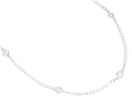  Choker in 18kt White Gold and Zircons