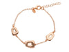 Maiocchi Silver Bracciale Sagome Argento Rosato